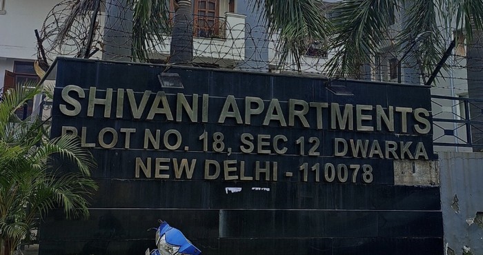 Shivani Apartments signboard