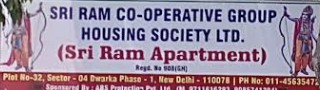 Sri Ram CGHS Ltd. signboard