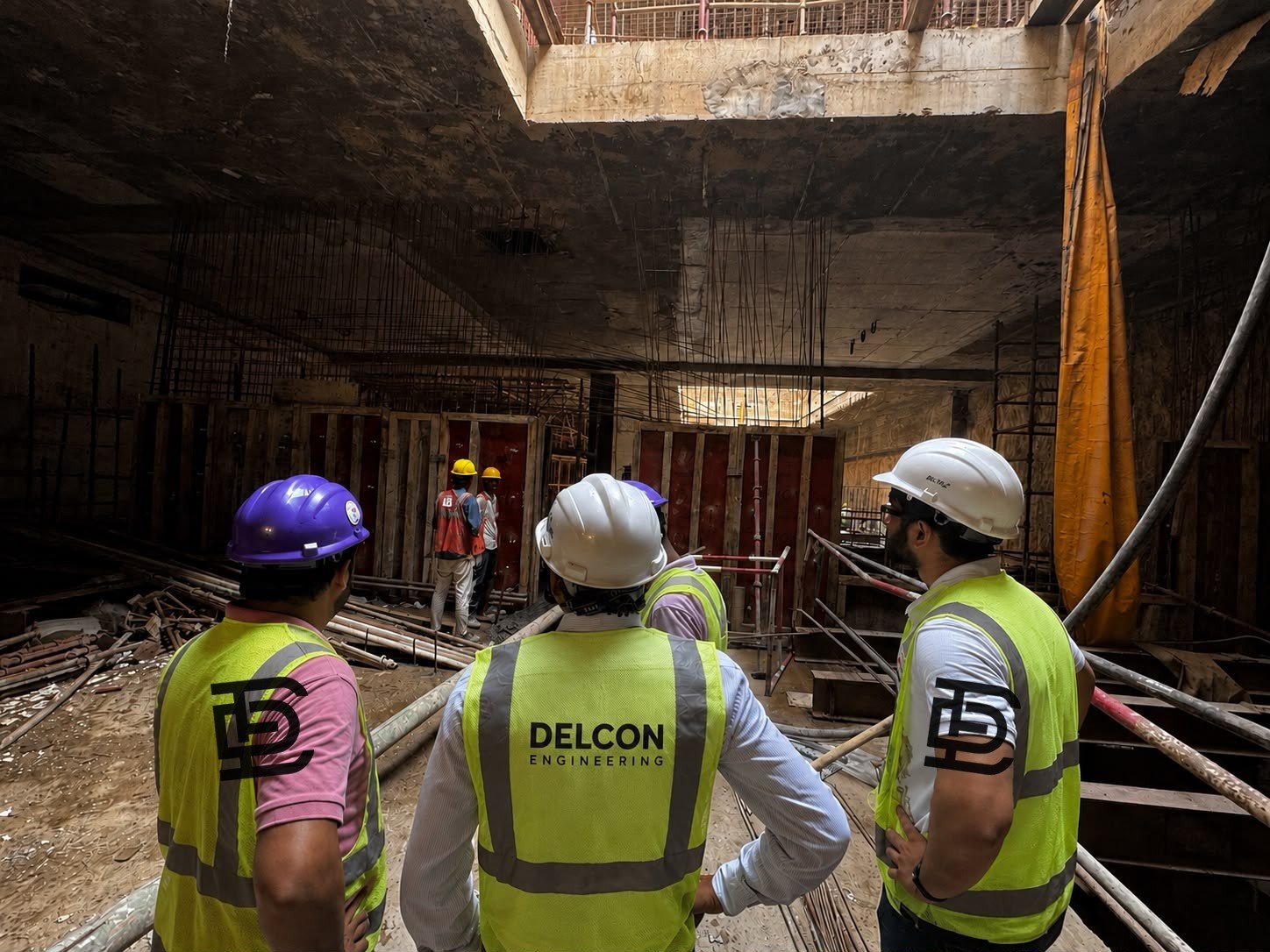 Delcon Engineering team on-site